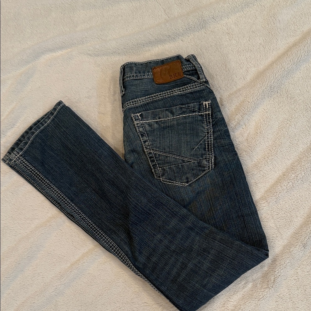BKE Dark Blue Aaron Jeans